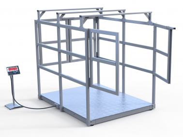 Платформенные весы для взвешивания КРС до 2 тонн